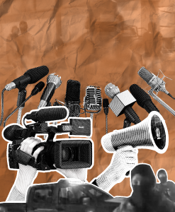 Agresión de fuerzas del orden a periodistas